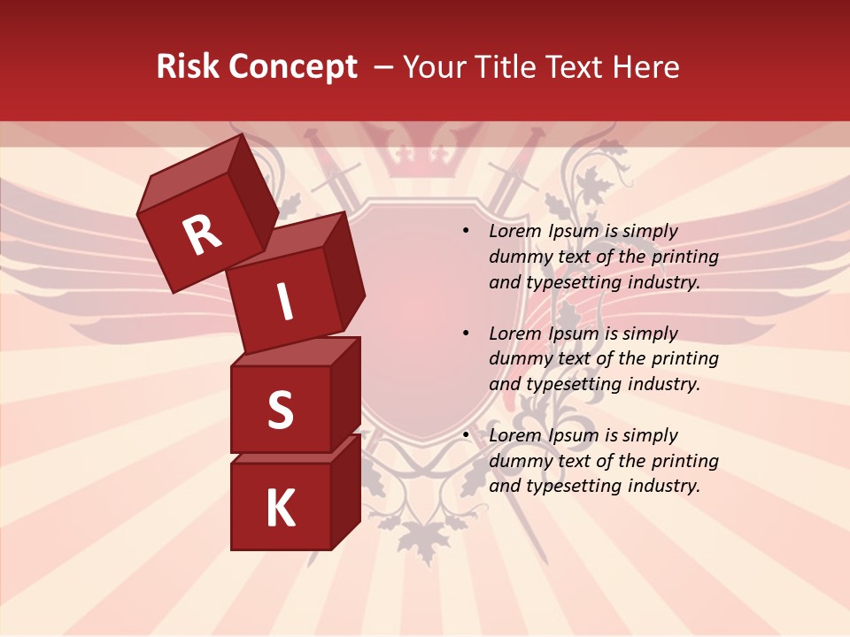 Wind Vectors Royal PowerPoint Template