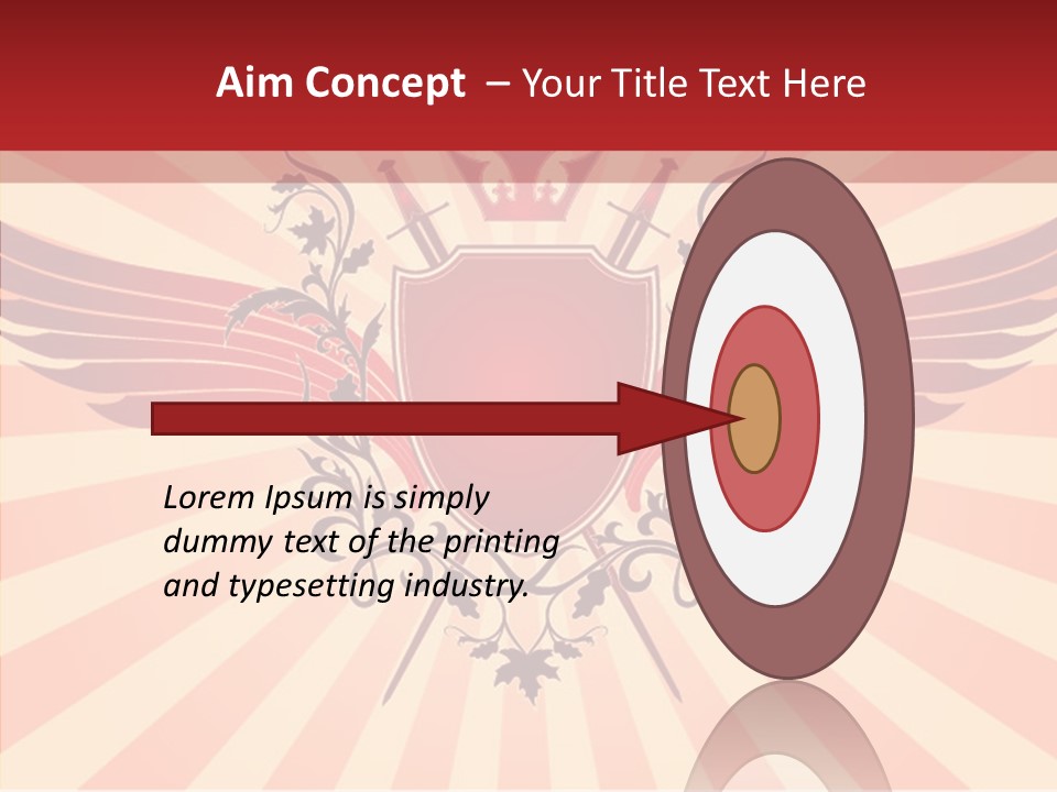 Wind Vectors Royal PowerPoint Template