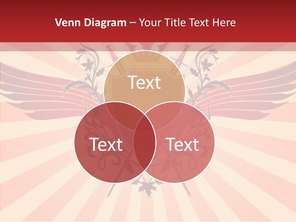 Wind Vectors Royal PowerPoint Template