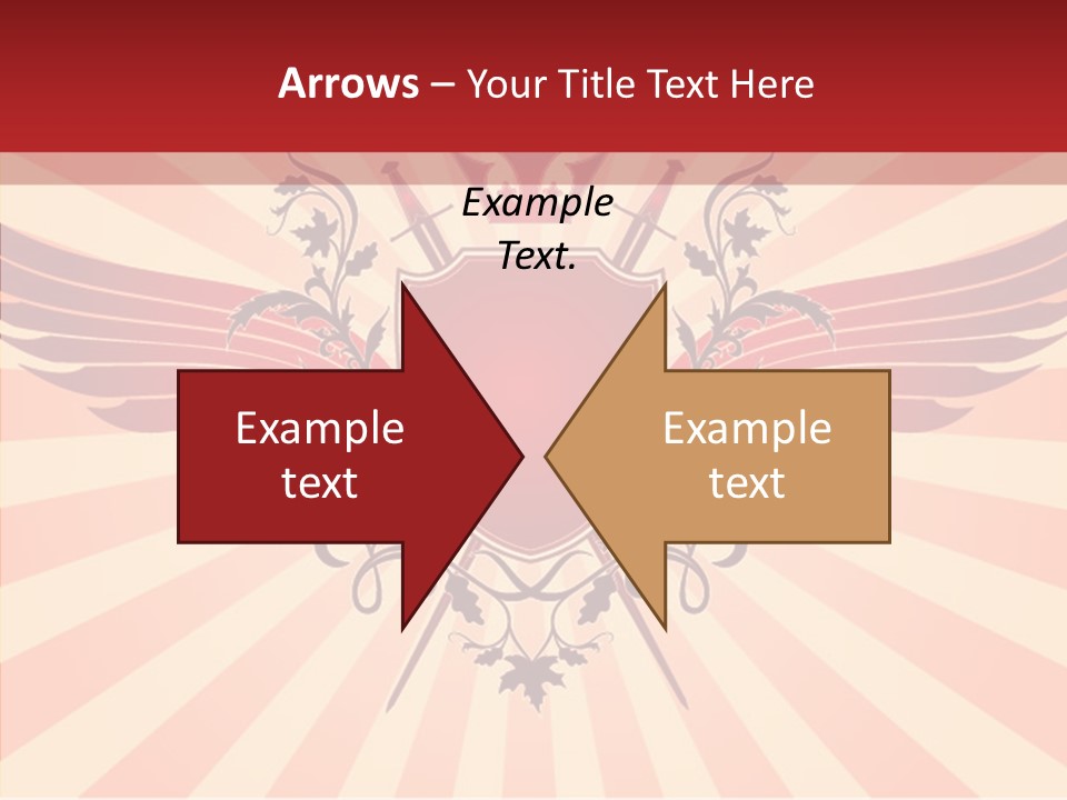 Wind Vectors Royal PowerPoint Template