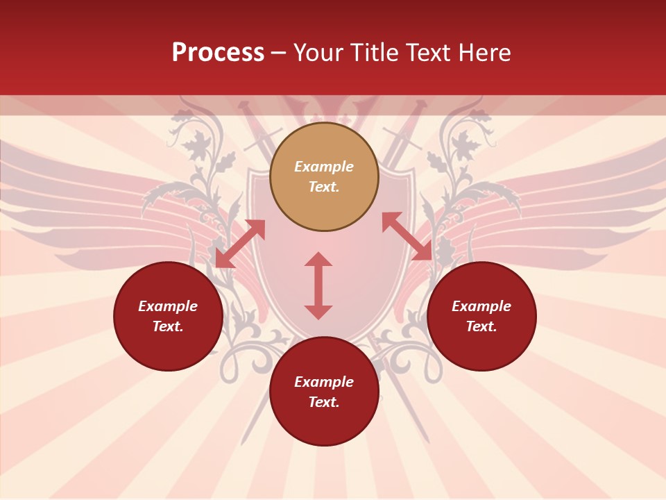 Wind Vectors Royal PowerPoint Template