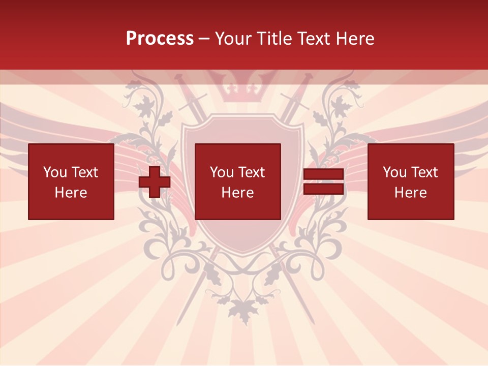 Wind Vectors Royal PowerPoint Template