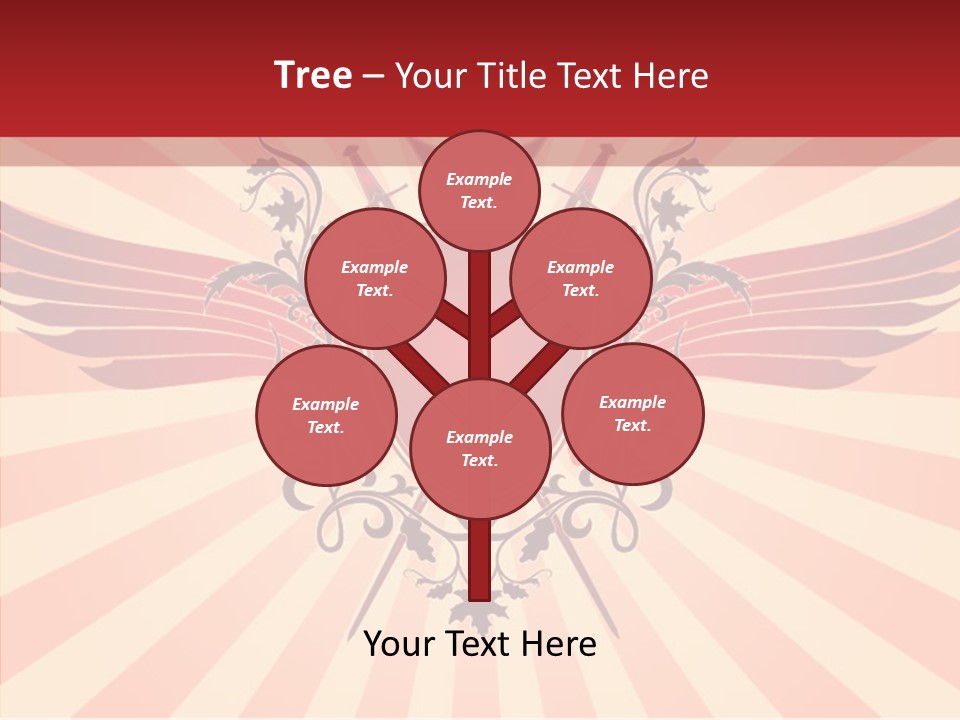 Wind Vectors Royal PowerPoint Template