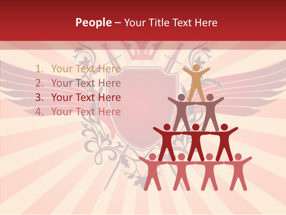 Wind Vectors Royal PowerPoint Template