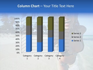 Breasts Tanned Woman PowerPoint Template