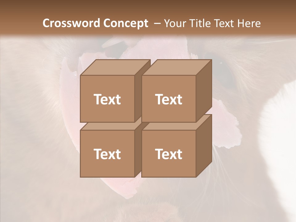 Gass Fauna Kitten PowerPoint Template