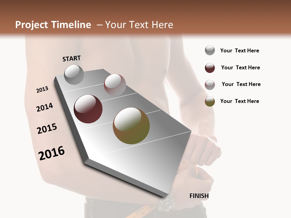 Exercise Male Fitness PowerPoint Template