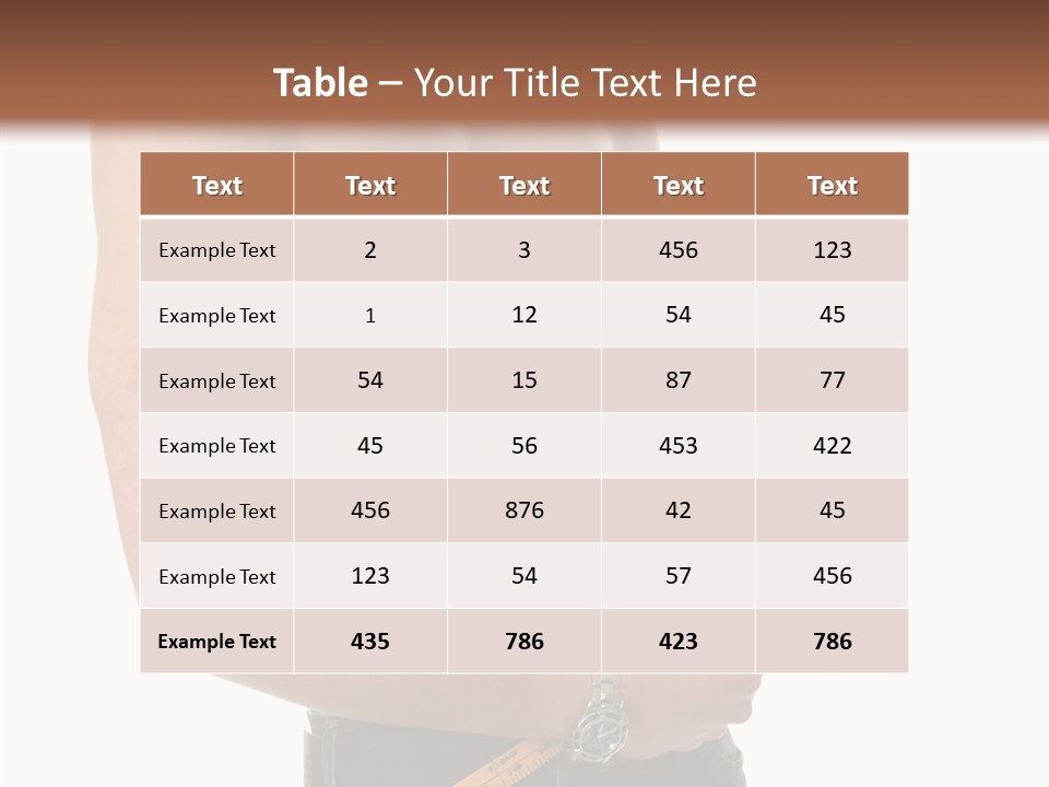 Exercise Male Fitness PowerPoint Template