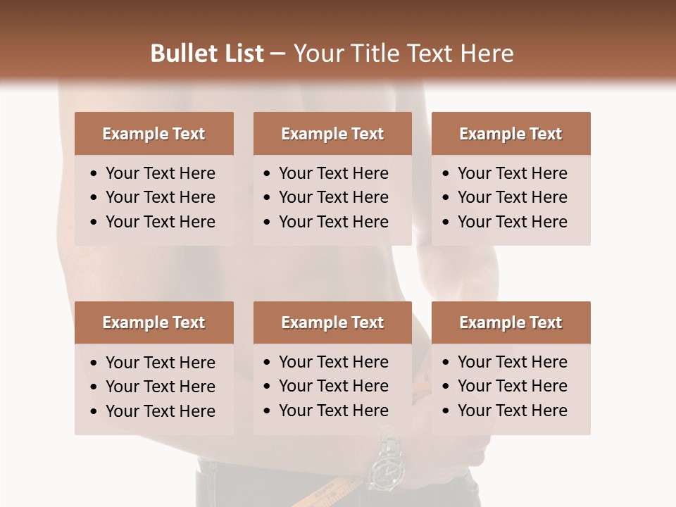 Exercise Male Fitness PowerPoint Template