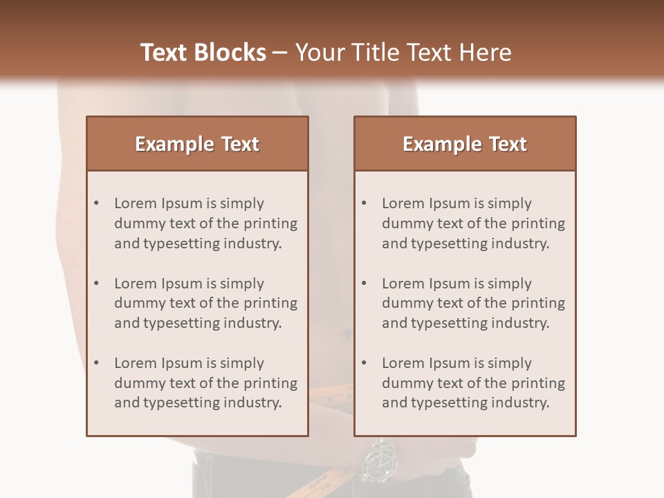 Exercise Male Fitness PowerPoint Template