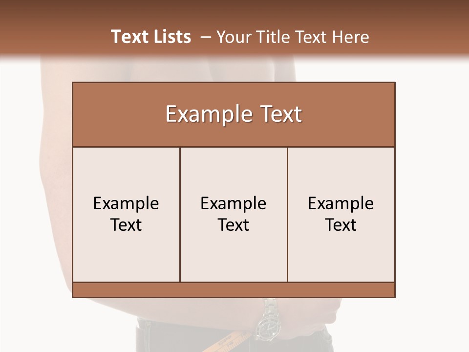 Exercise Male Fitness PowerPoint Template