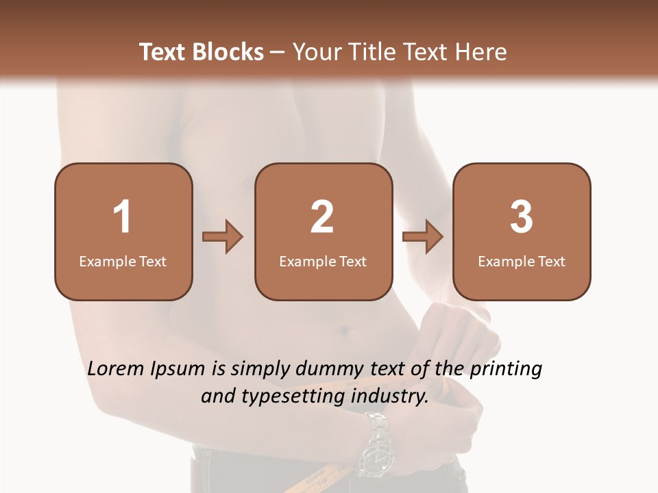 Exercise Male Fitness PowerPoint Template