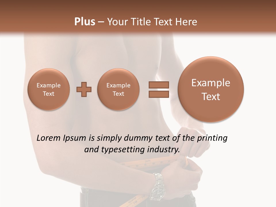 Exercise Male Fitness PowerPoint Template