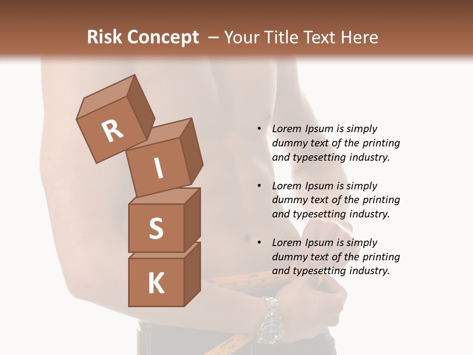 Exercise Male Fitness PowerPoint Template