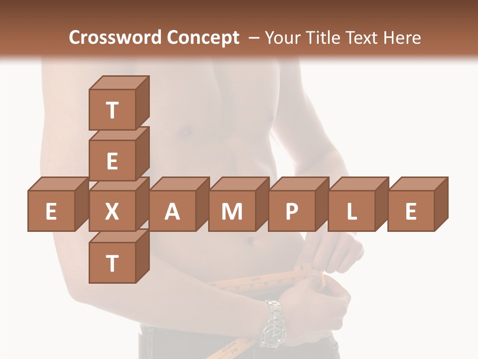 Exercise Male Fitness PowerPoint Template