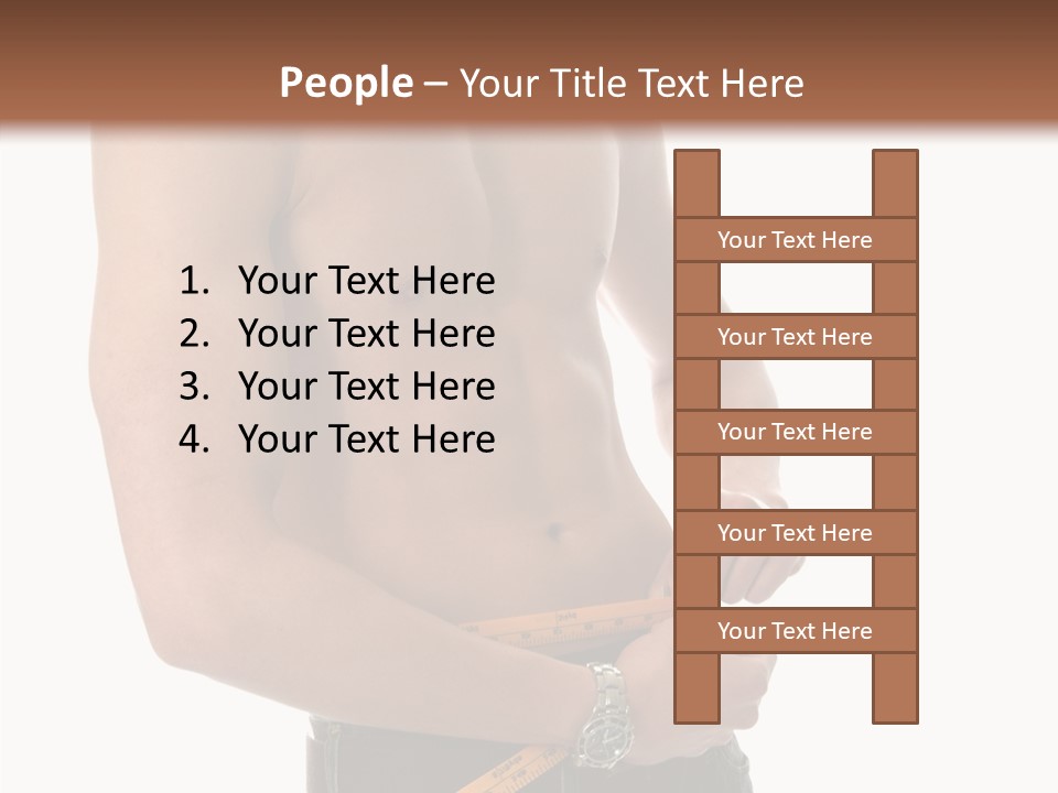 Exercise Male Fitness PowerPoint Template