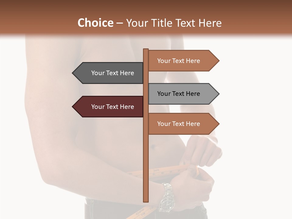 Exercise Male Fitness PowerPoint Template