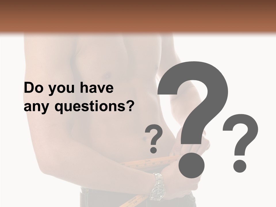 Exercise Male Fitness PowerPoint Template