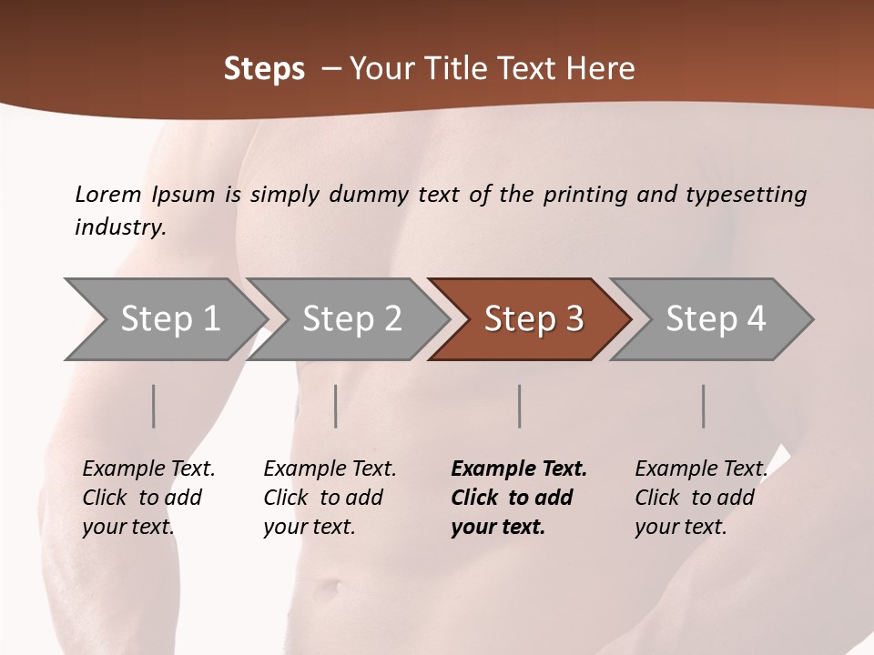 Train Tape Yellow PowerPoint Template