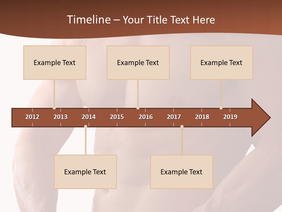 Train Tape Yellow PowerPoint Template