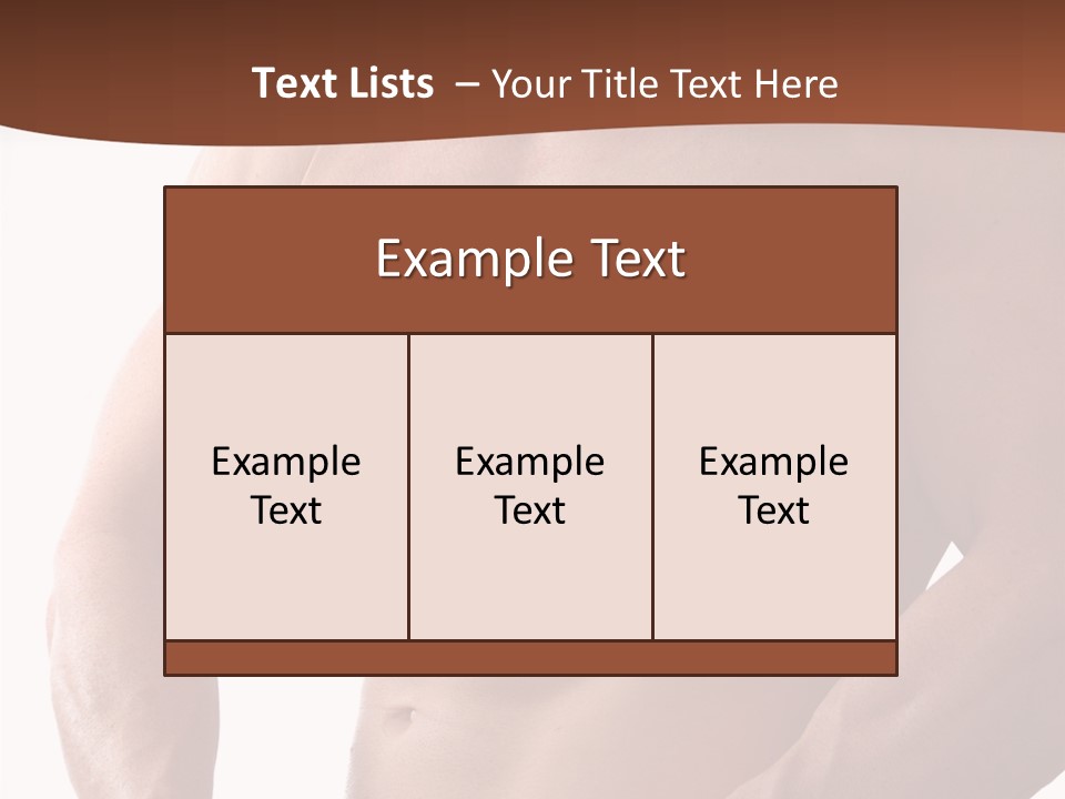 Train Tape Yellow PowerPoint Template