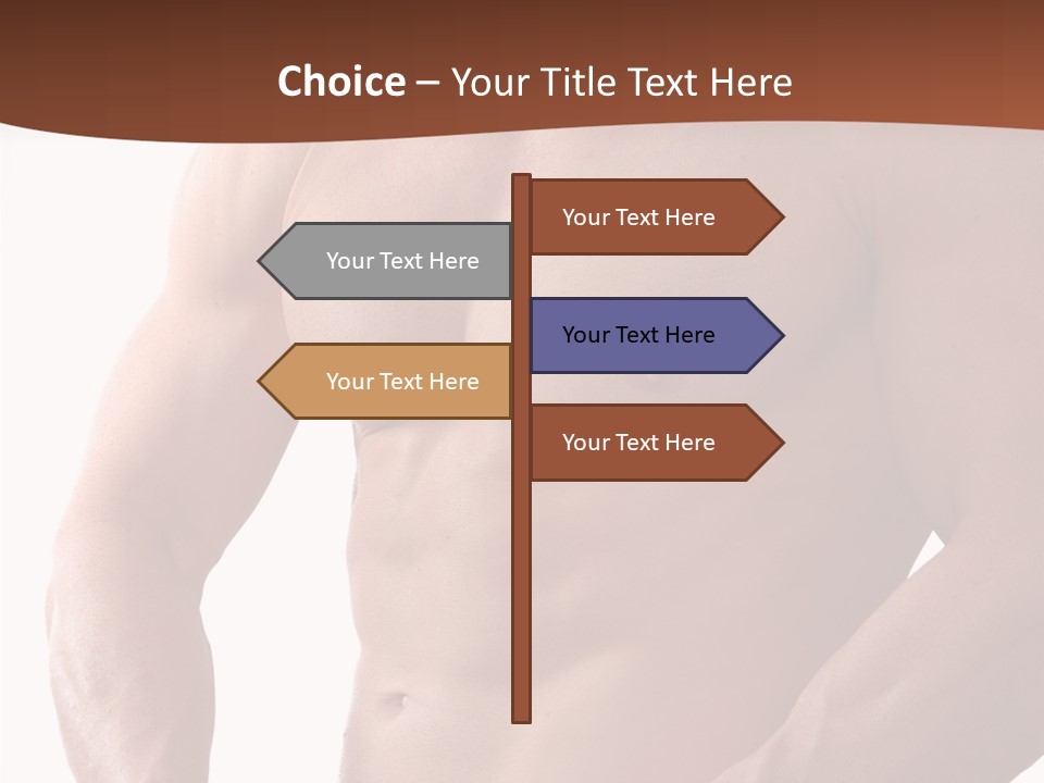 Train Tape Yellow PowerPoint Template