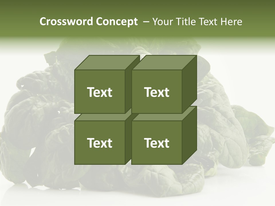 Produce Leafy Raw PowerPoint Template