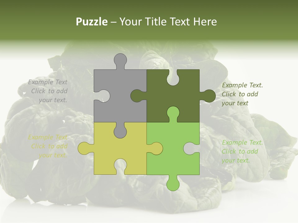 Produce Leafy Raw PowerPoint Template