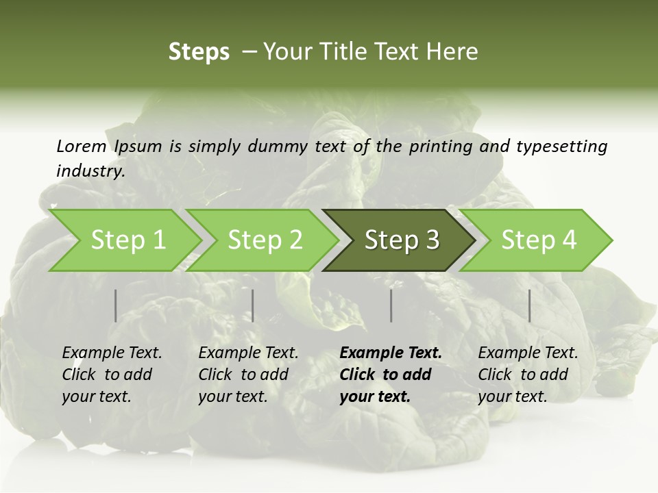 Produce Leafy Raw PowerPoint Template