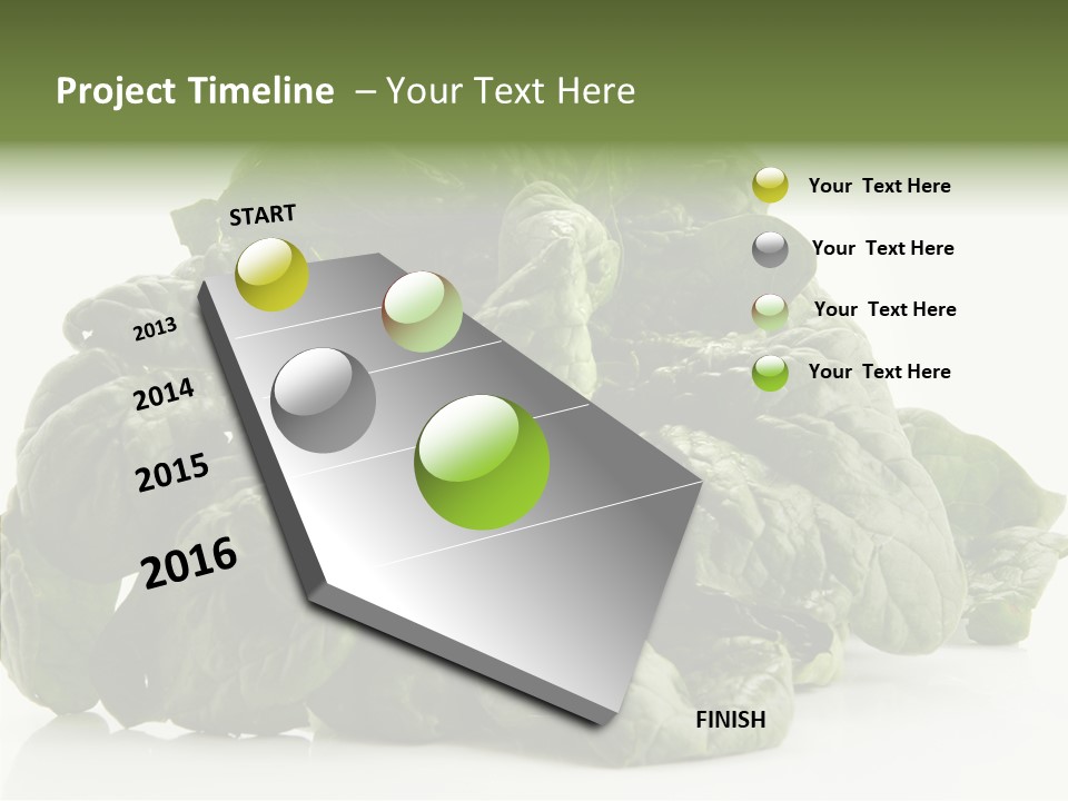 Produce Leafy Raw PowerPoint Template
