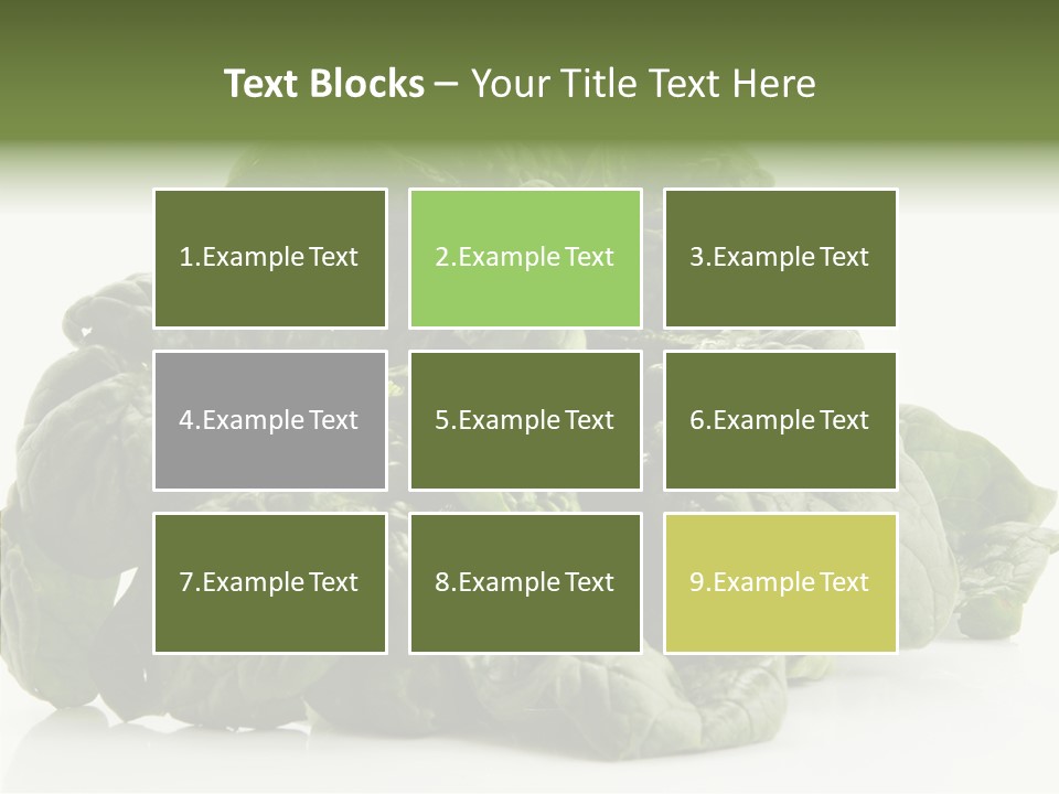 Produce Leafy Raw PowerPoint Template