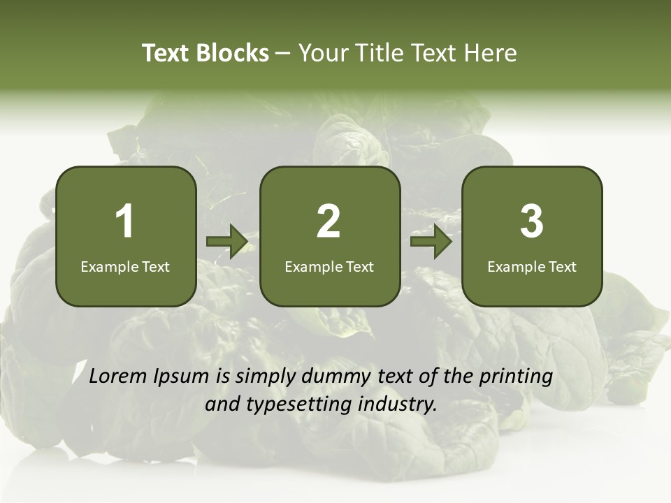 Produce Leafy Raw PowerPoint Template