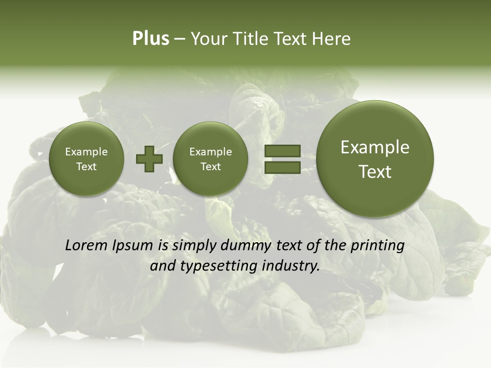 Produce Leafy Raw PowerPoint Template