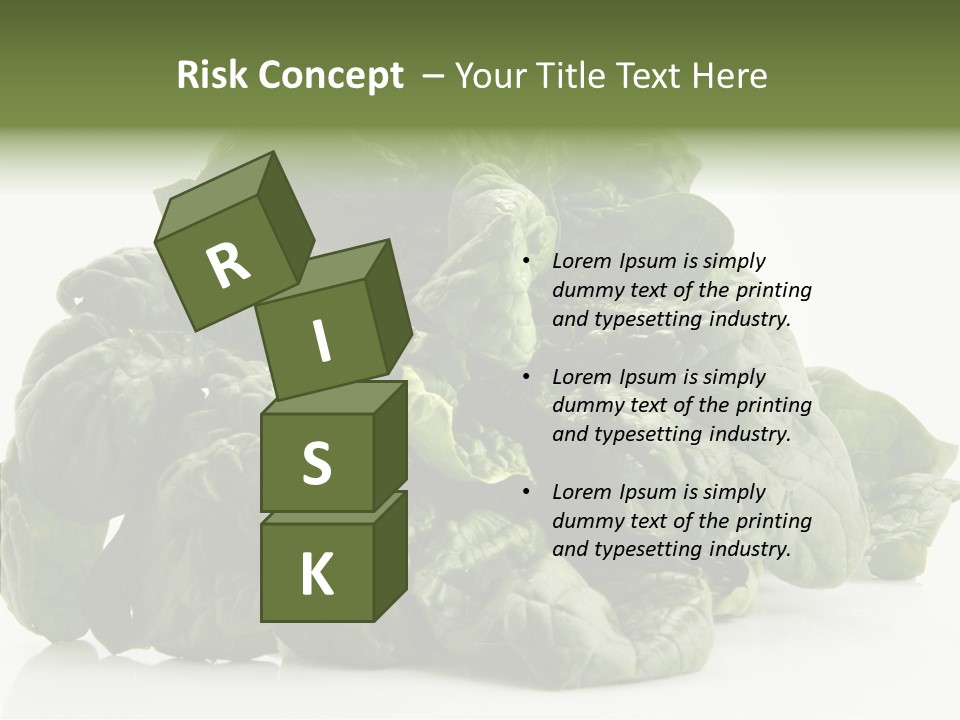 Produce Leafy Raw PowerPoint Template