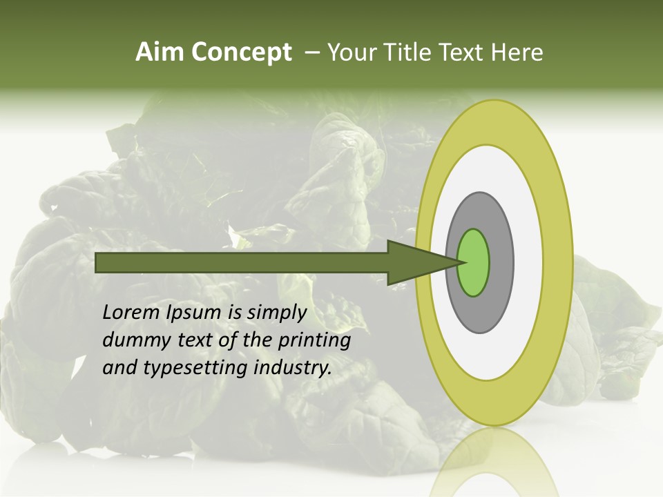 Produce Leafy Raw PowerPoint Template