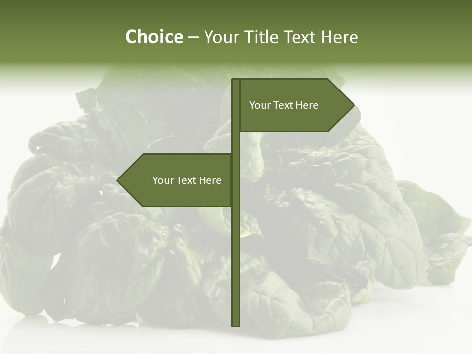 Produce Leafy Raw PowerPoint Template