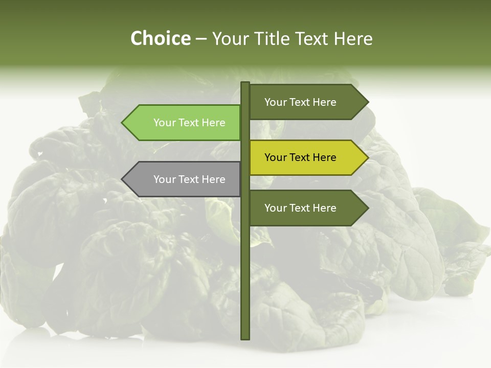 Produce Leafy Raw PowerPoint Template