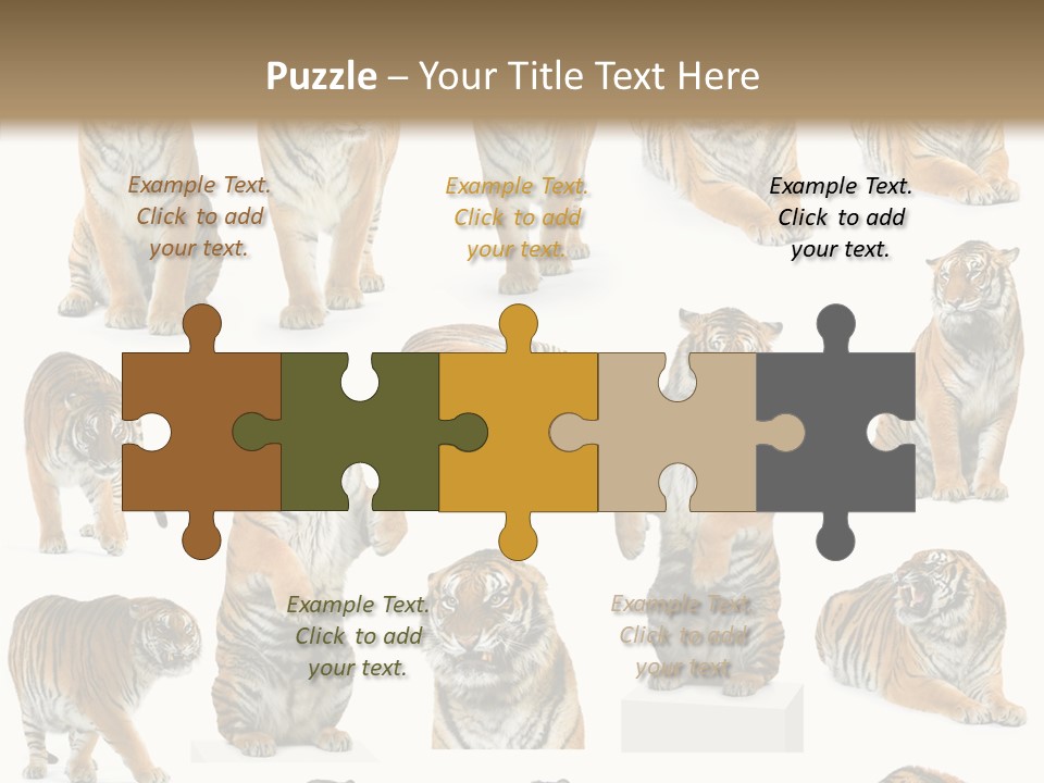 Feline Majestic Tiger PowerPoint Template