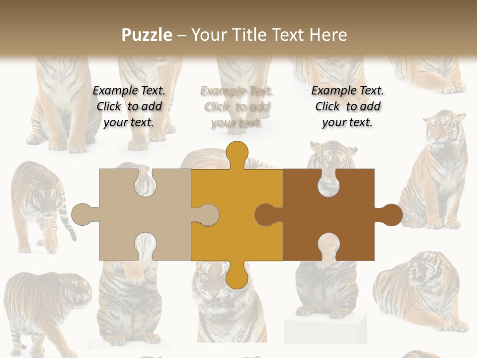 Feline Majestic Tiger PowerPoint Template