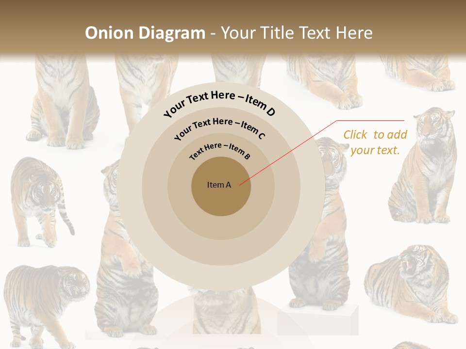 Feline Majestic Tiger PowerPoint Template