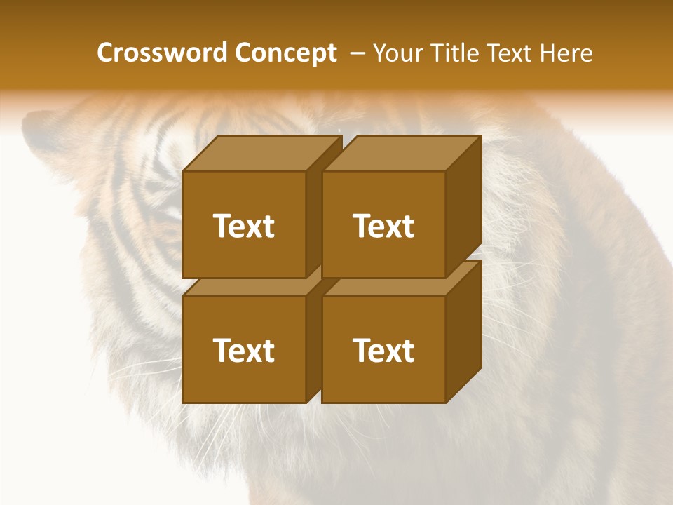 Big Shot Tiger PowerPoint Template