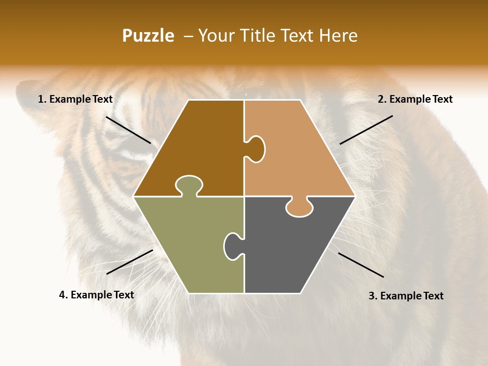Big Shot Tiger PowerPoint Template