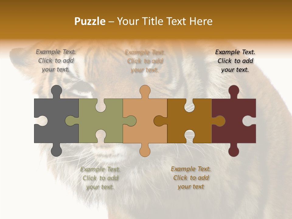 Big Shot Tiger PowerPoint Template