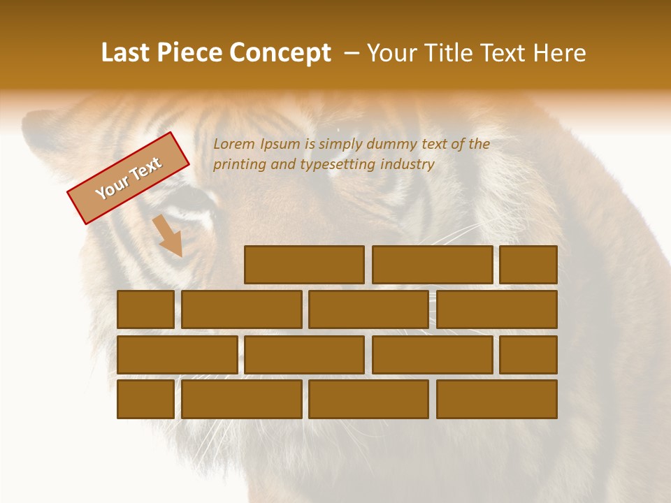 Big Shot Tiger PowerPoint Template