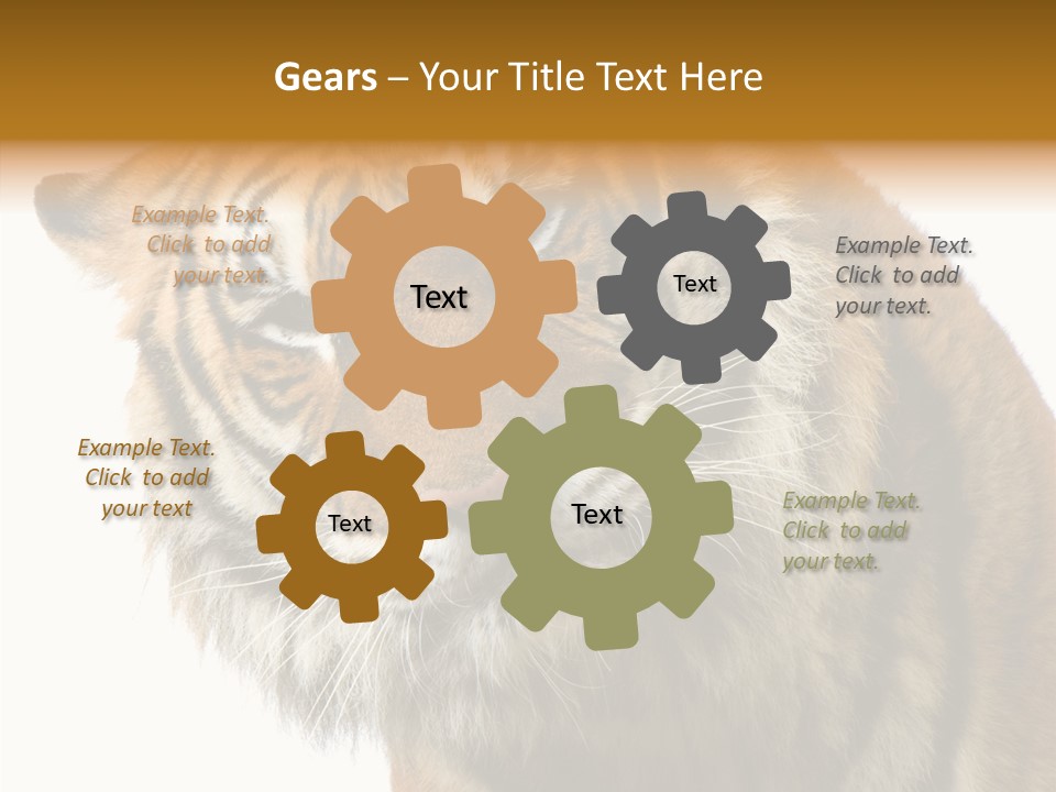 Big Shot Tiger PowerPoint Template