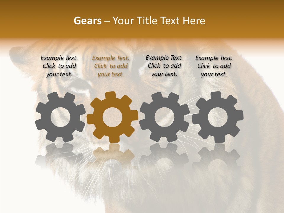 Big Shot Tiger PowerPoint Template