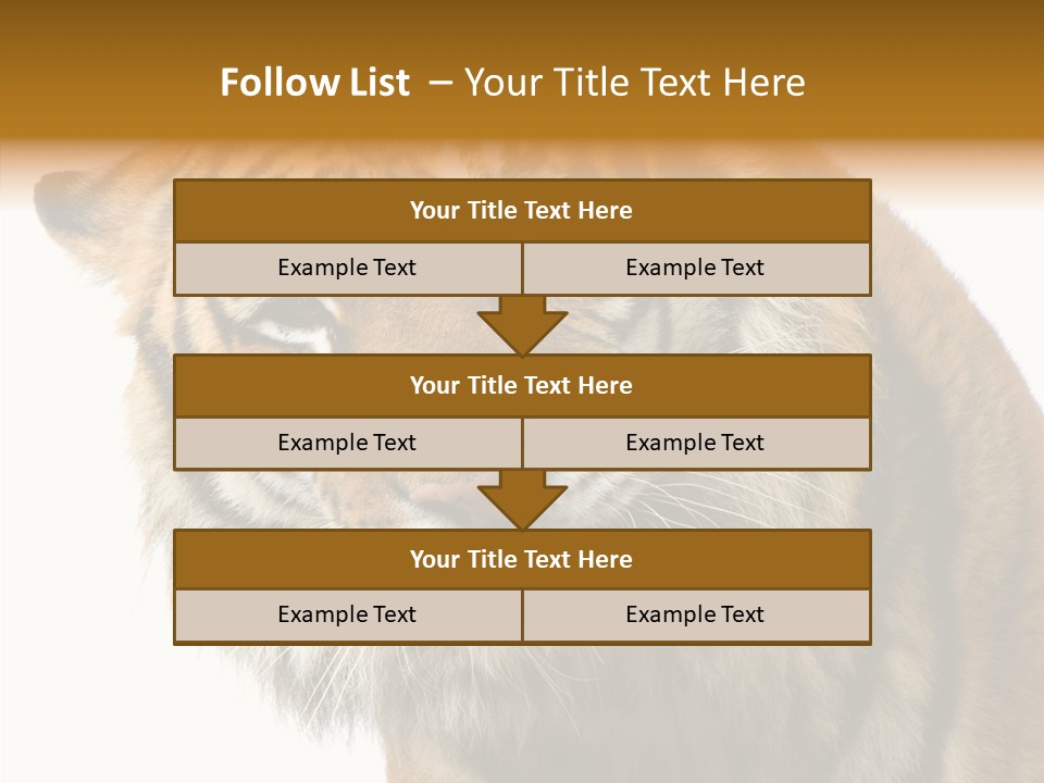 Big Shot Tiger PowerPoint Template