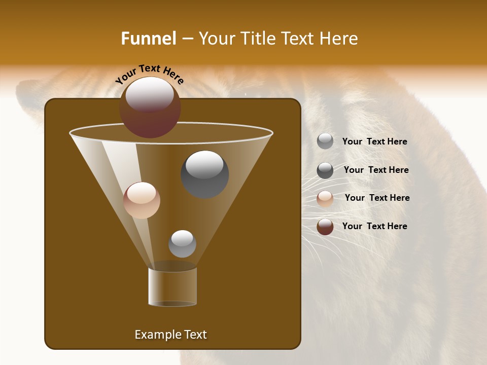 Big Shot Tiger PowerPoint Template