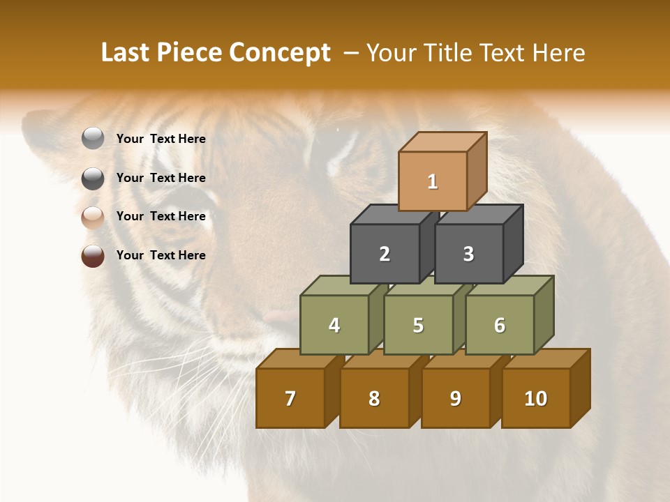 Big Shot Tiger PowerPoint Template
