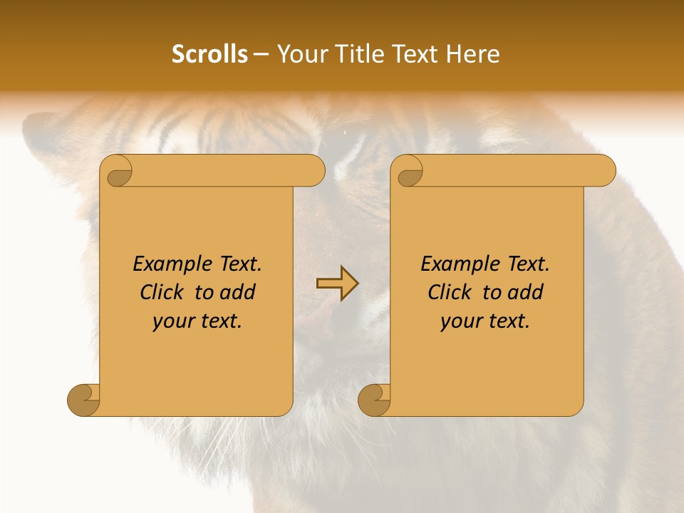 Big Shot Tiger PowerPoint Template